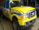 2008 FORD RANGER, YELLOW, LX MODEL, EXTD CAB, 2.3L, AT, 2WD, F26360